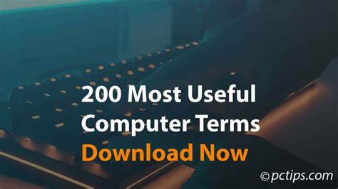 computerterm 3 letters|200 Most Useful Computer Terms For Beginners .